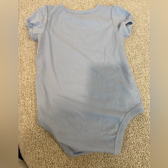 3/$15 SALE 24 Months Garanimals Daddy Makes Me Smile Light Blue Onesie - Picture 3 of 3